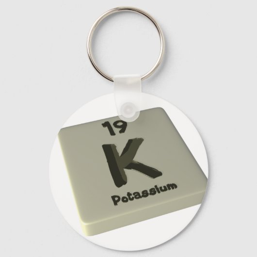 k Kalium Sleutelhanger (Voorkant)