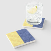 K Kilo Waterverf Nautical Signal Maritime Vlag Stenen Onderzetter (Zijkant)