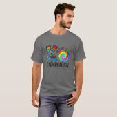 K = Kindergarten, kleurstof, terug naar Scho T-shirt (Voorkant volledig)
