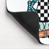 K Kindergarten Teacher Checkered Back To School Ki Muismat (Hoek)