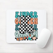 K Kindergarten Teacher Checkered Back To School Ki Muismat (Met muis)