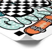 K Kindergarten Teacher Checkered Back To School Ki Poster (Hoek)