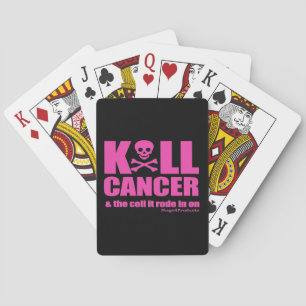 K*LL KANKER & de cel waar het in reed - Roze & Zwa Speelkaarten