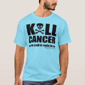 K*LL KANKER en de cel waar het in reed T-shirt (Voorkant)