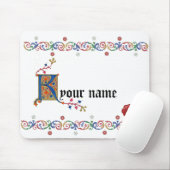 K middeleval Mousepad Muismat (Met muis)