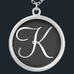 K Monogram Aangepaste Ketting<br><div class="desc">K Monogram Ketting van Aangepaste afstammeling.</div>