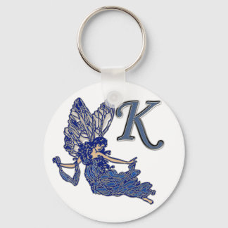 K Monogram Angel Sleutelhanger