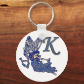 K Monogram Angel Sleutelhanger (Voorkant)