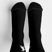 K Monogram Classic Trendy Aangepaste Trouwsjabloon Sokken (Top)