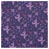K monogram en gepersonaliseerde naam Kaitlyn stof (Swatch)