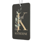 K Monogram Floral Aangepast Luchtverfrisser (Links)