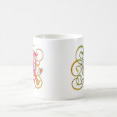 K Monogram "Gothische regenboog" Mokken Cups en st (Center)