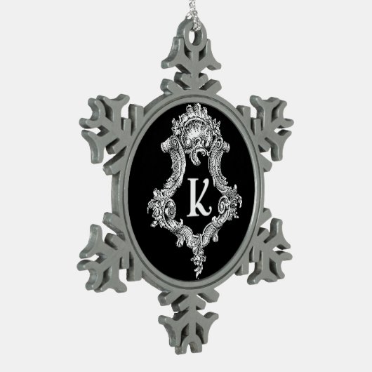 K Monogram Initiaal Ornament (Links)