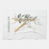 K Monogram keukenhanddoeken op maat (Horizontaal)