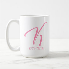 K Monogram op maat Koffiemok