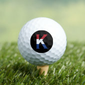 K Monogram overlay op NLD Vlag op bk be6 gbcnt Golfballen (Insitu Shirt)