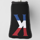 K Monogram overlay op NLD Vlag op bk pct Golfheadcover (Draai 90)