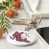 K Monogram Sleutelhanger (Zijkant)