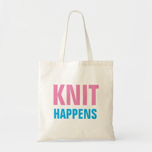K N I T H A P E E N S TOTE BAG (Voorkant)