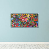 K.O. Door Squid Fear City (2.5) Canvas Afdruk (Insitu (Houten vloer))