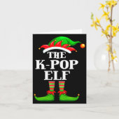 K-p Elf Matching Family Group Christmas Party Pyja Kaart (Gele Bloem)