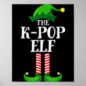 K-p Elf Matching Family Group Christmas Party Pyja Poster (Voorkant)