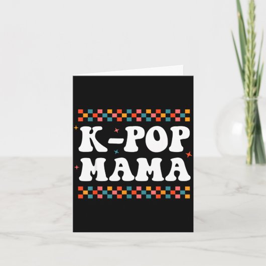 K-p Mama Schattig Grappig K-p Muziek Drama Koreaan Kaart (Voorkant)