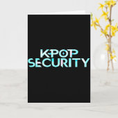 K-p Security Mom Dad Kids Funny Birthday Concert S Kaart (Gele Bloem)