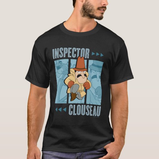 K Panther Inspector Clouseau Trio Panelen T-shirt (Voorkant)
