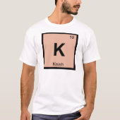 K - Periodiek tabelsymbool voor de inktscheikunde T-shirt (Voorkant)