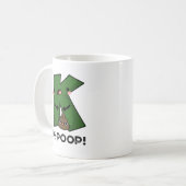 K-poop Funny K-pop Poo Pun Koffiemok (Voorkant links)