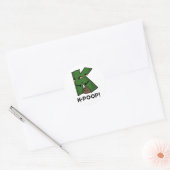 K-poop Funny K-pop Poo Pun Ronde Sticker (Envelop)