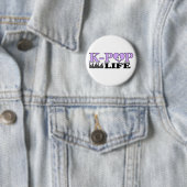 K-POP 4 LIFE RONDE BUTTON 5,7 CM (In situ)