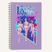 K-Pop Anime Idol Group Spiral Notebook Notitieboek (Voorkant)