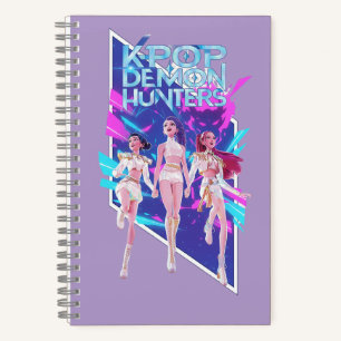 K-Pop Anime Idolgroep Spiralen Notitieboek