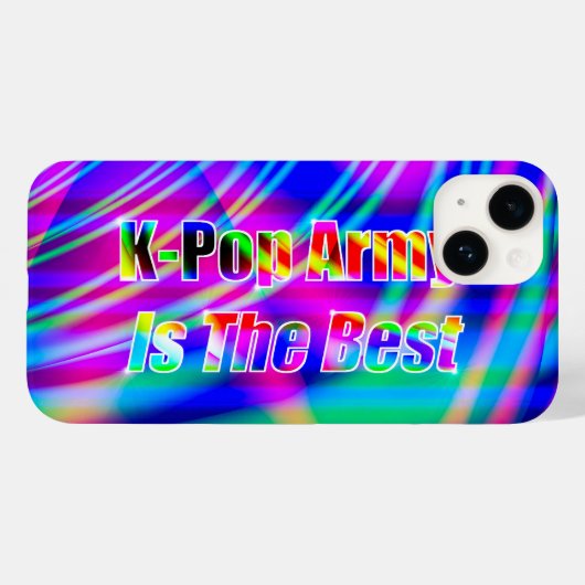 K-Pop Art Case-Mate iPhone Case (Achterkant (horizontaal))
