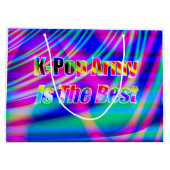 K-Pop Art Groot Cadeauzakje (Achterkant)