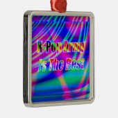 K-Pop Art Metalen Ornament (Rechts)