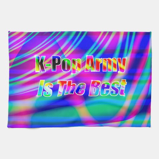 K-Pop Art Theedoek (Horizontaal)