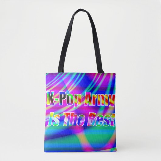 K-Pop Art Tote Bag (Voorkant)