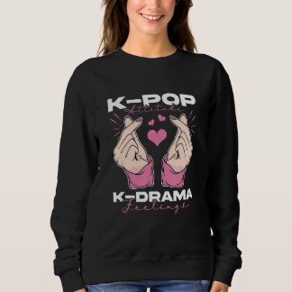 K Pop Attitude K Drama Gevoelens Vinger Harten Kor Trui