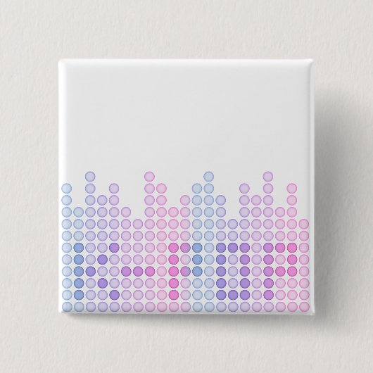 K-Pop Beats Vierkante Button 5,1 Cm (Voorkant)