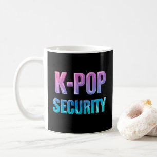 K-Pop Beveiliging Koreaanse Popmuziekconcert Koffiemok