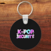 K-Pop Beveiliging Moeder Vader Kinderen Grappig Ve Sleutelhanger (Voorkant)