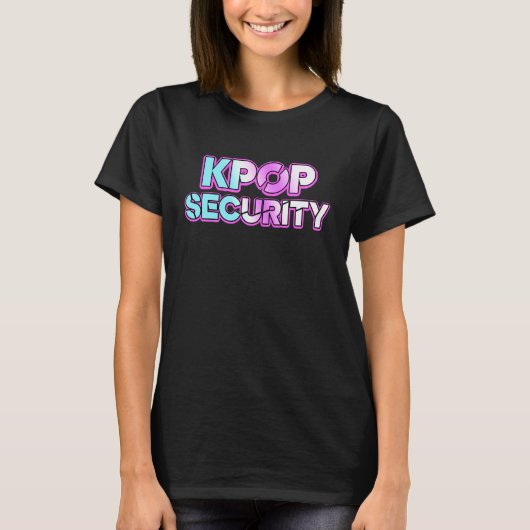 K-Pop Beveiliging Moeder Vader Kinderen Grappige V T-shirt (Voorkant)