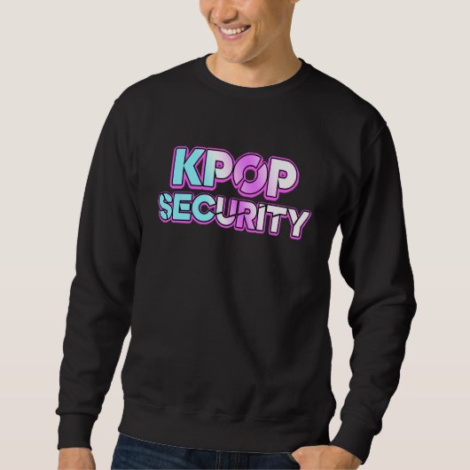 K-Pop Beveiliging Moeder Vader Kinderen Grappige V Trui (Voorkant)