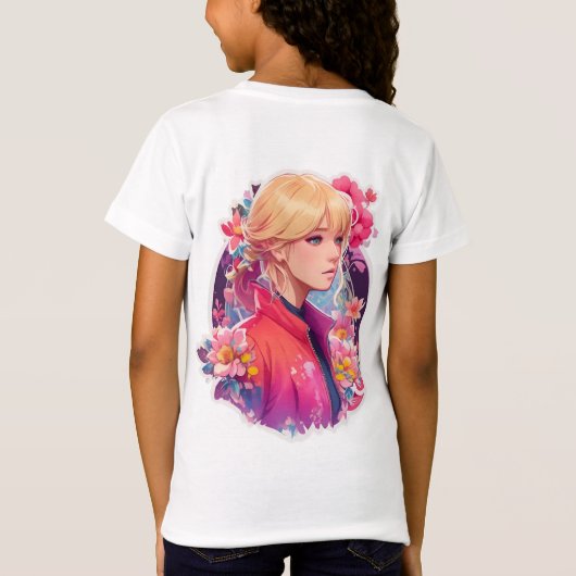 K-pop blond t-shirt (Achterkant)