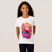 K-pop blond t-shirt (Voorkant volledig)