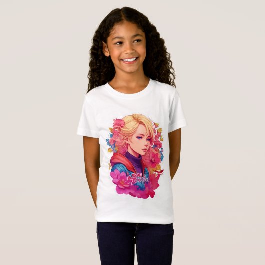 K-pop blond t-shirt (Voorkant volledig)