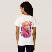 K-pop blond t-shirt (Achterkant volledig)